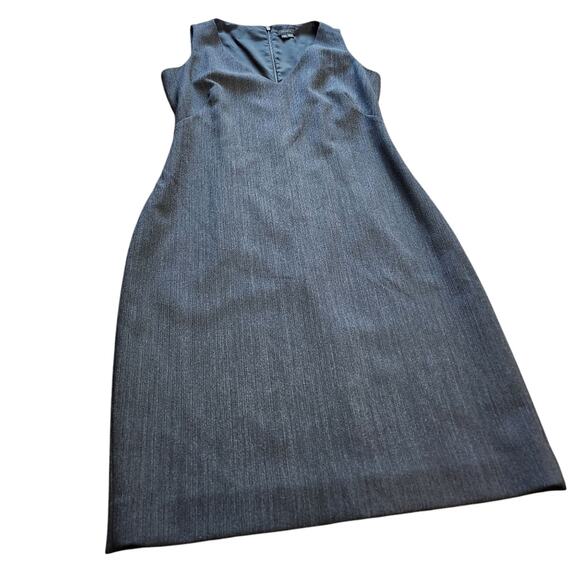 Theory sheath dress gray wool blend size 10 - Picture 3 of 11